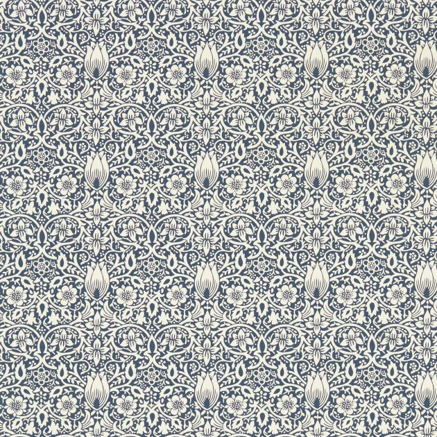 Morris & Co 217199 Emery Walker’s House Borage Inky Fingers - tapeta w mozaikę