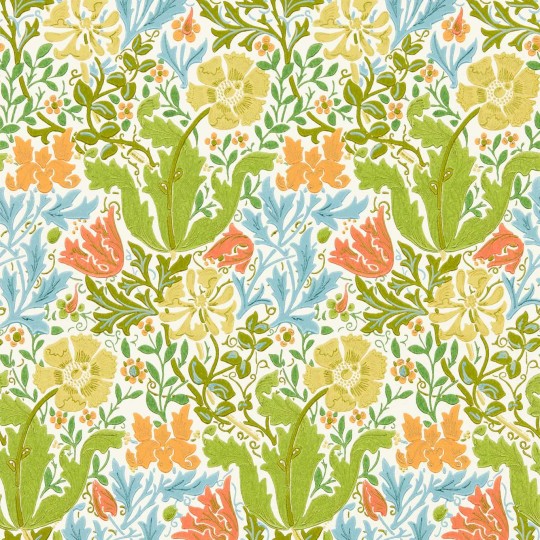Morris & Co 217098 Cornubia Campton Spring - tapeta w kwiaty