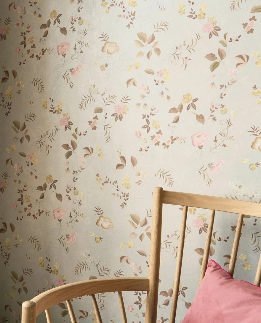 Eijffinger 333130 Pip Studio 6 - tapeta z motywem kwiatów liści
