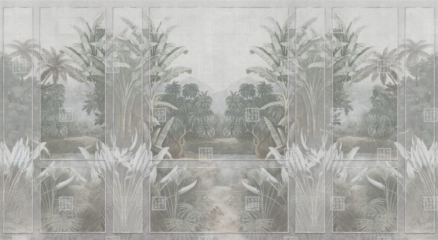 London Art 19072-03 Iconic Re-edition Evanescence - mural tropikalny w bananowce