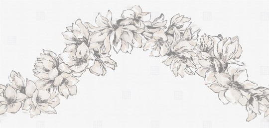 London Art 12LT 03 Iconic Re-edition Lilith - mural w kwiaty