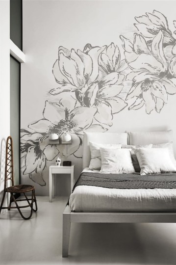 London Art 12LT 03 Iconic Re-edition Lilith - mural w kwiaty