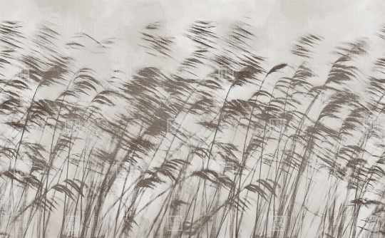 London Art 15134-05 Iconic Re-edition Gone with The Wind - mural z trawą trzcinową