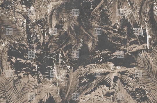 London Art 14130-03 Iconic Re-edition Gravitoni - mural tropikalny