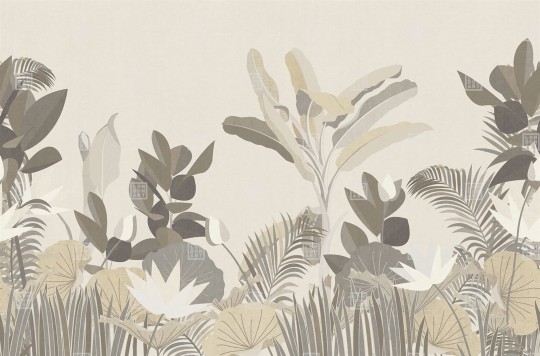 London Art 17031 04 Iconic Re-edition My Beautiful Garden - mural tropikalny