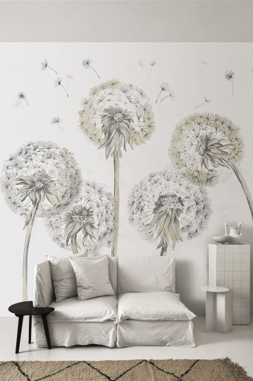 London Art 12SD 03 Iconic Re-edition Snapdragons - mural w dmuchawce