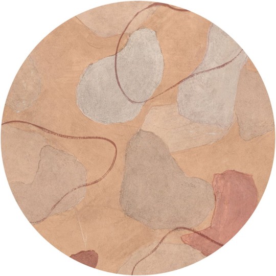 Wall Art Annowa Mortadella - okrągły mural z motywem marmuru