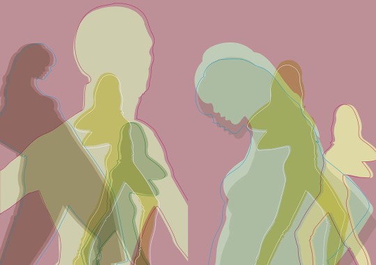 Wallpepper PPP-06-A Capsule Pier Paolo Pitacco Glam Shadows - mural z motywem cieni ludzi