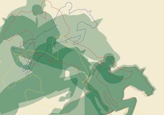 Wallpepper PPP-07-A Capsule Pier Paolo Pitacco Horses - mural z motywem koni