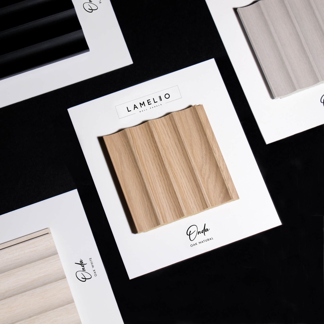 Lamele ścienne Lamelio Onda Dąb Naturalny