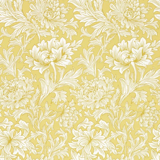 Morris & Co 217068 Simply Morris Chrysanthemum Toile Weld - tapeta w chryzantemy