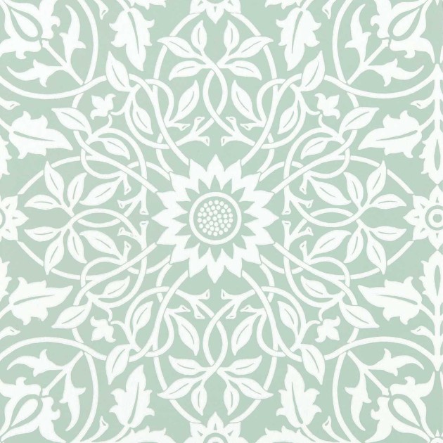 Morris & Co 217077 Simply Morris St James Ceiling Willow - tapeta roślinna