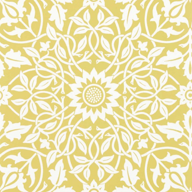 Morris & Co 217078 Simply Morris St James Ceiling Sunflower - tapeta roślinna