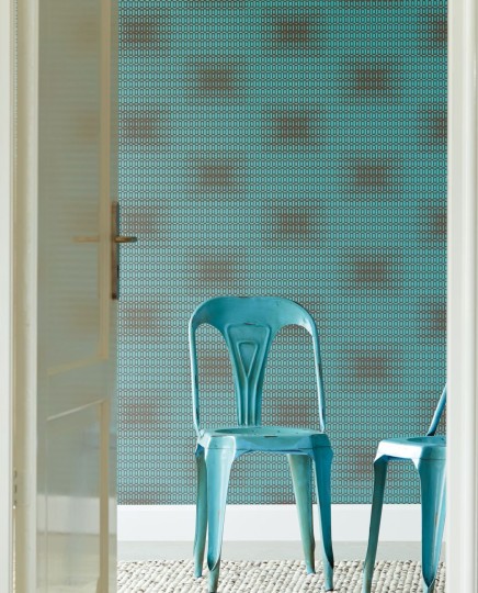 Eijffinger 342063 Venue - tapeta z motywem abstrakcyjnej kratki