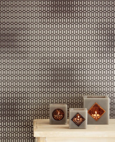 Eijffinger 342065 Venue - tapeta z motywem abstrakcyjnej kratki