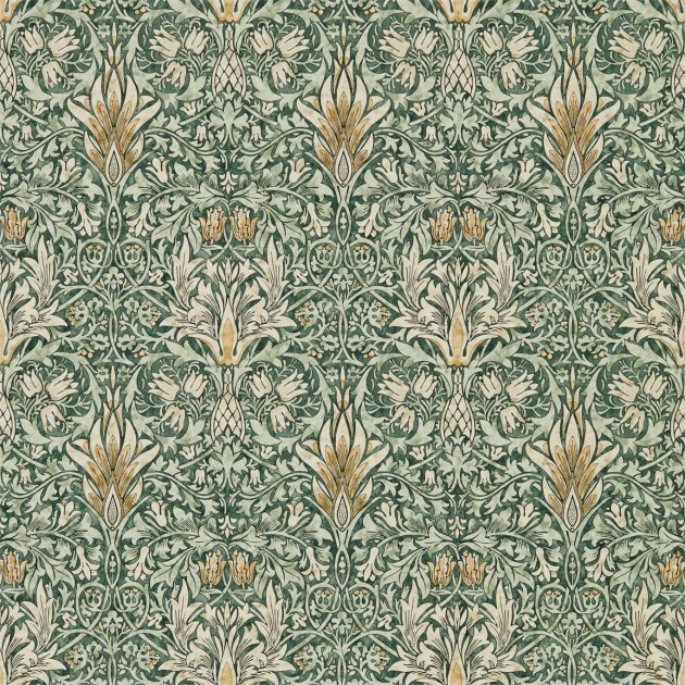 Morris & Co 216863 Compilation Snakeshead Forest/Thyme - tapeta roślinna