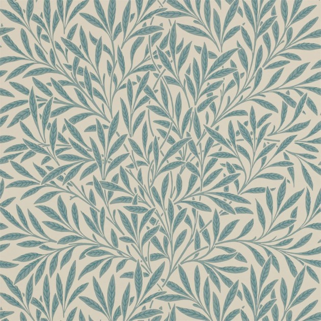 Morris & Co 216817 Compilation Willow Slate - tapeta z wierzbą