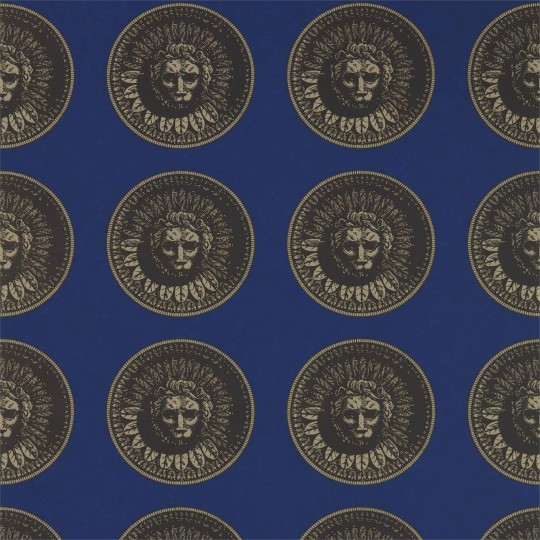 Zoffany 312975 Palladio Medallion Lazuli/Nickle - tapeta artystyczna