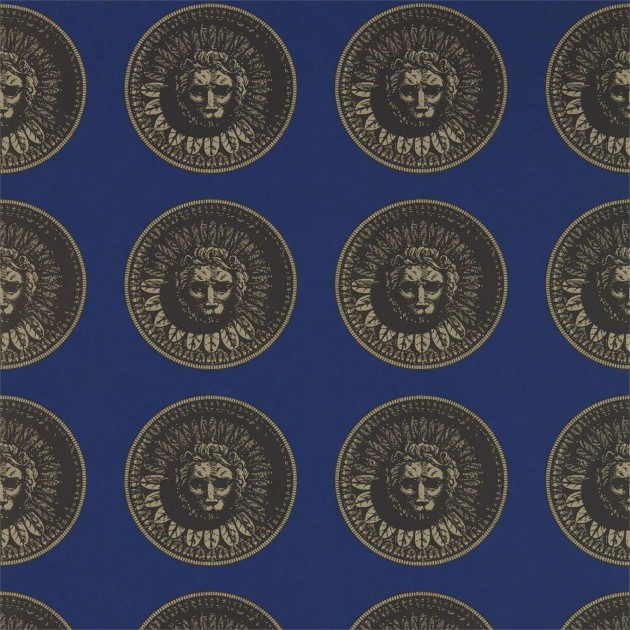 Zoffany 312975 Palladio Medallion Lazuli/Nickle - tapeta artystyczna