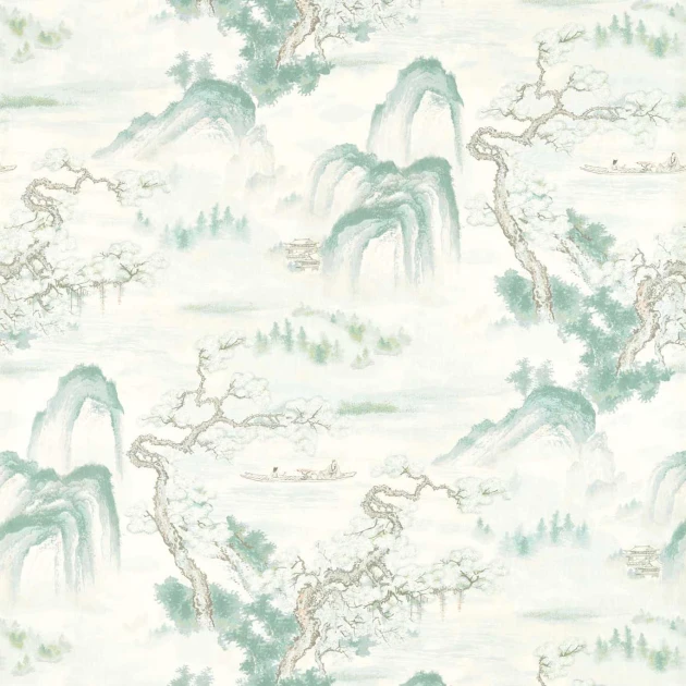 Zoffany 312983 Kensington Walk Floating Mountains Mineral - tapeta orientalna