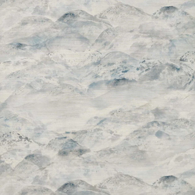 Zoffany 312504 Kensington Walk Sansui Indigo Wash - tapeta cieniowanym pejzażem nieba