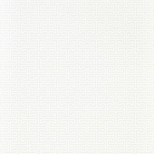 Zoffany 312933 Folio Ormonde Key Snow - tapeta z greckim symbolem