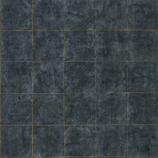 Zoffany 312949 Folio Piastrella Vine Black - tapeta w kafelki