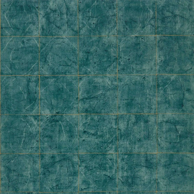 Zoffany 312950 Folio Piastrella Huntsman Green - tapeta w kafelki