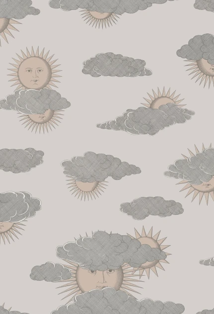 Cole & Son 123/2009 Fornasetti Senza Tempo II Soli e Nuvole - tapeta niebo