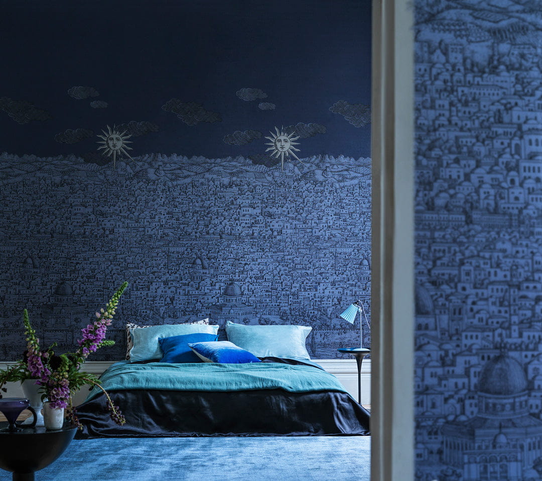 Cole & Son 123/3012 Fornasetti Senza Tempo II Vista Mediterranea - mural architektoniczny