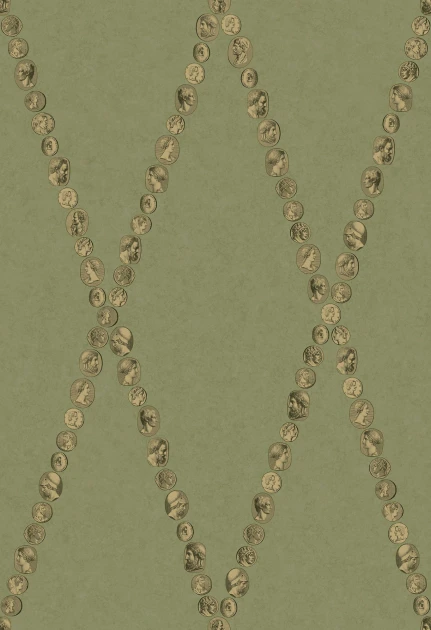 Cole & Son 123/4016 Fornasetti Senza Tempo II Cammei - tapeta w kamee