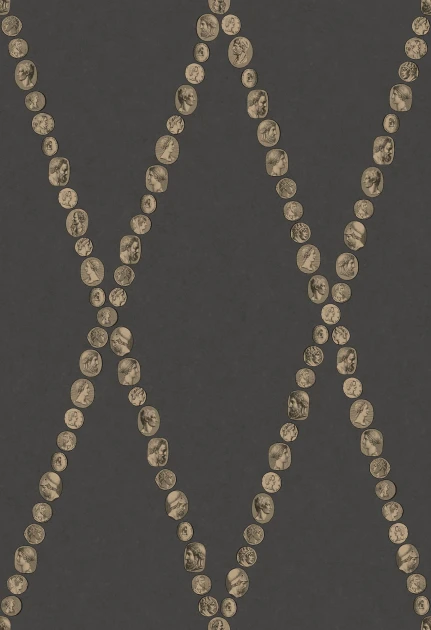 Cole & Son 123/4018 Fornasetti Senza Tempo II Cammei - tapeta w kamee
