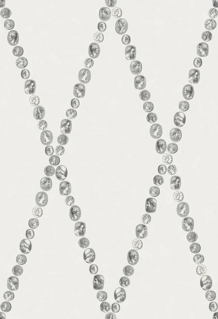 Cole & Son 123/4021 Fornasetti Senza Tempo II Cammei - tapeta w kamee