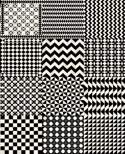 Cole & Son 123/7032 Fornasetti Senza Tempo II Geometrico - tapeta geometryczny patchwork
