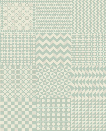 Cole & Son 123/7034 Fornasetti Senza Tempo II Geometrico - tapeta geometryczny patchwork