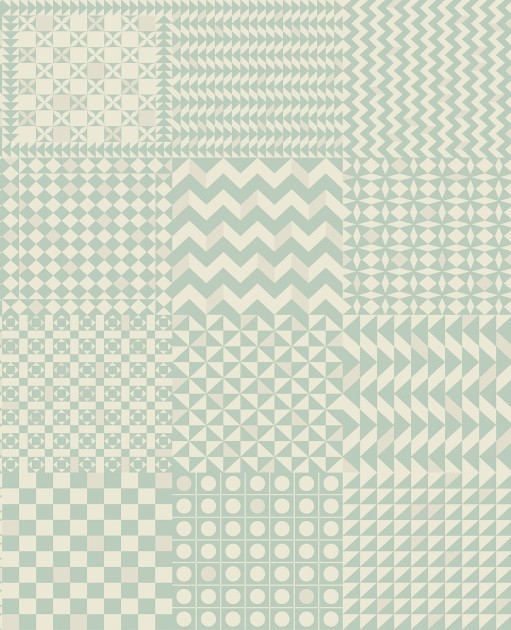 Cole & Son 123/7034 Fornasetti Senza Tempo II Geometrico - tapeta geometryczny patchwork