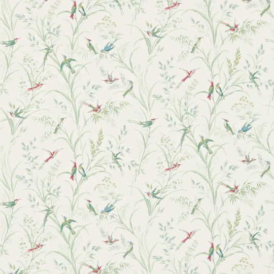 Sanderson 214081 One Sixty Tuileries Willow/Multi - tapeta w małe ptaki