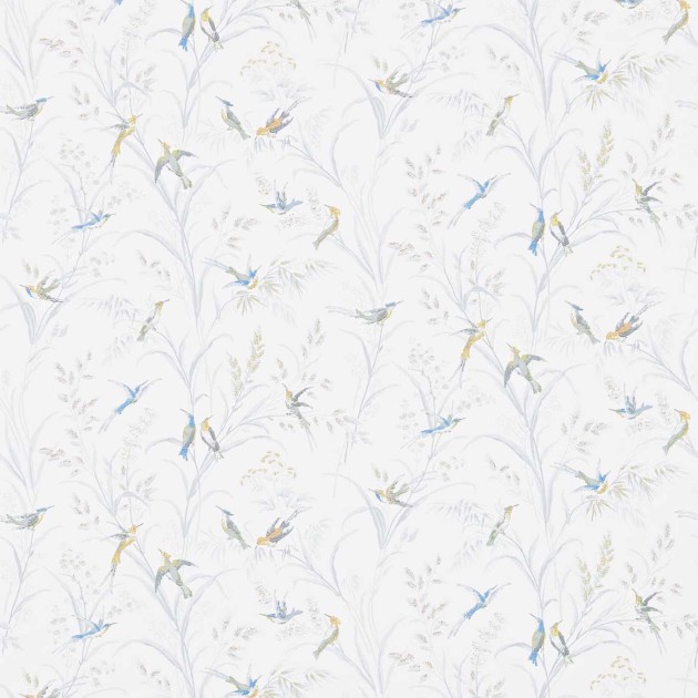 Sanderson 214083 One Sixty Tuileries Silver/Multi - tapeta w małe ptaki