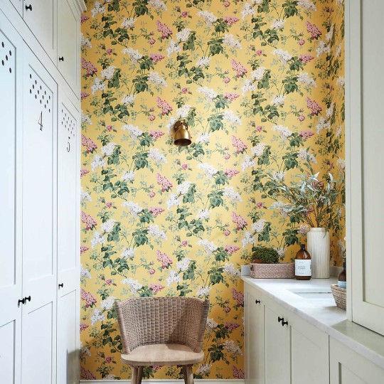 Sanderson 217051 One Sixty Sommerville Carmen/Daffodil - tapeta w kwiaty bzu