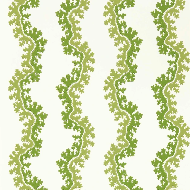 Sanderson 217251 Arboretum Oxbow Sap Green - tapeta roślinna