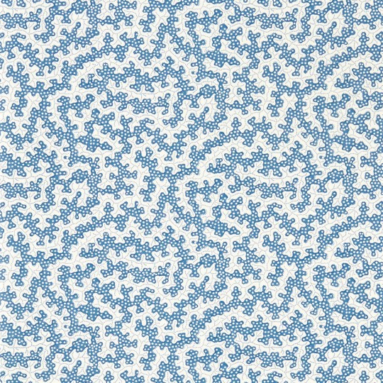 Sanderson 217239 Arboretum Truffle Indigo - tapeta w kropki
