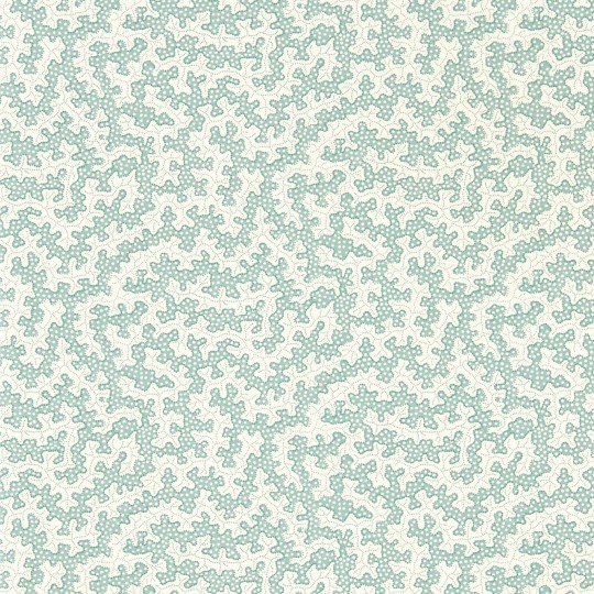 Sanderson 217241 Arboretum Truffle Blue Clay - tapeta w kropki