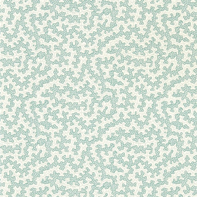 Sanderson 217241 Arboretum Truffle Blue Clay - tapeta w kropki