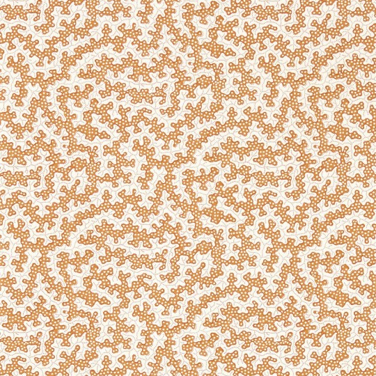 Sanderson 217242 Arboretum Truffle Rowan Berry - tapeta w kropki