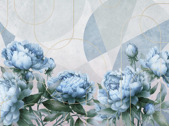 Wallcraft 815 31 2301 2023 Peon - mural kwiaty peonie
