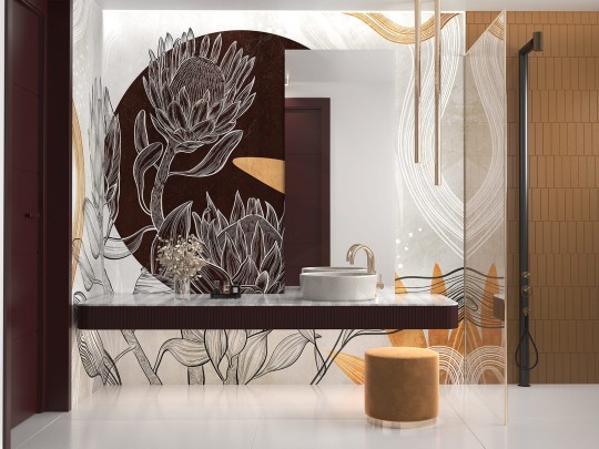 Wallcraft 810 31 2301 2023 Protea - mural kwiaty