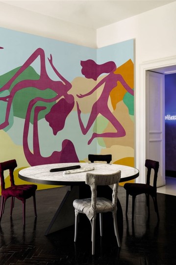 London Art 21036 01 Exclusive 21 Les Bacchantes - mural abstrakcyjny