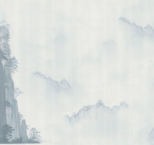 London Art 18025-01 Exclusive 18 Foggy Landscape - mural z zamglonym krajobrazem