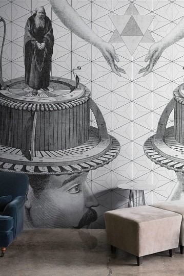 London Art 18037-01 Exclusive 18 Cosmo - mural geometryczny