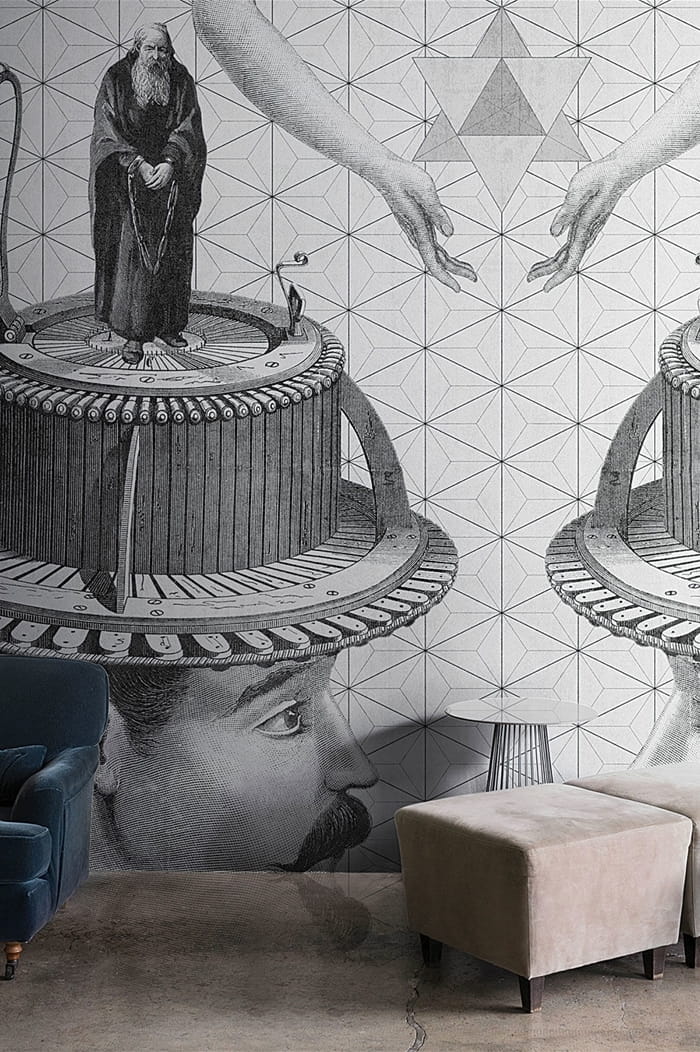 London Art 18037-02 Exclusive 18 Cosmo - mural geometryczny